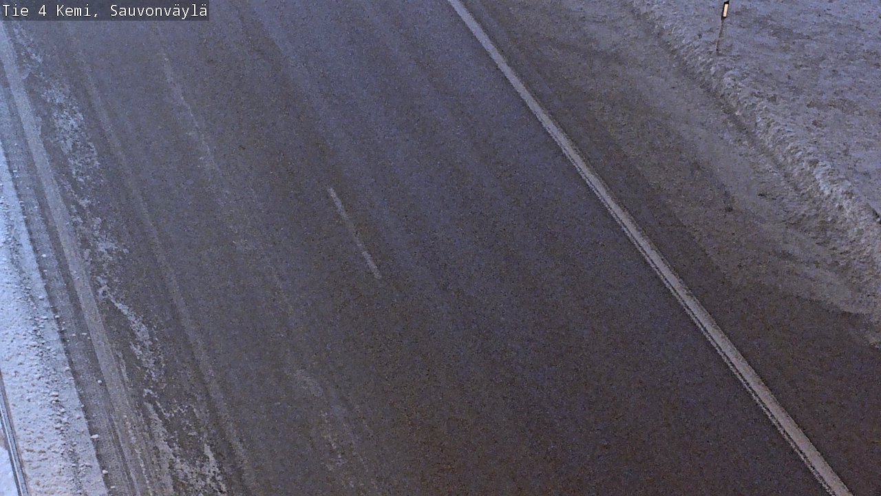 Weather Camera Image Road 4 Kemi, Sauvonväylä, Kemi, Lappi