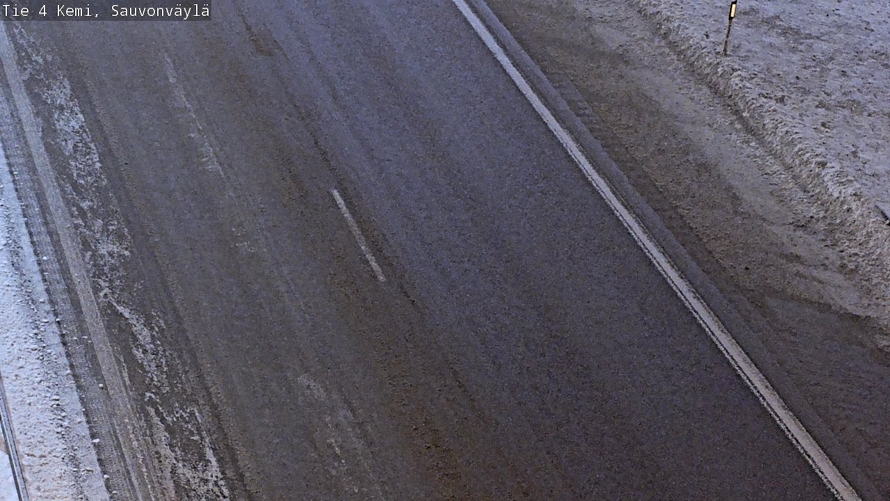 Weather Camera Image Road 4 Kemi, Sauvonväylä, Kemi, Lappi