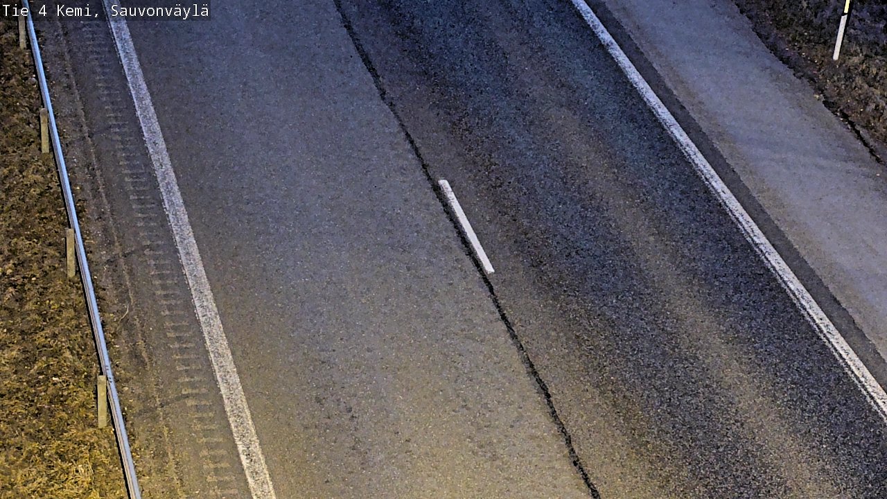 Weather Camera Image Road 4 Kemi, Sauvonväylä, Kemi, Lappi