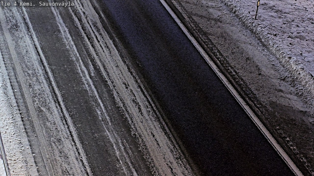 Weather Camera Image Road 4 Kemi, Sauvonväylä, Kemi, Lappi