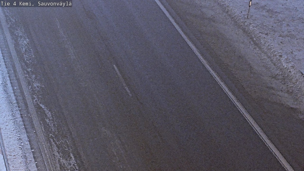 Weather Camera Image Road 4 Kemi, Sauvonväylä, Kemi, Lappi