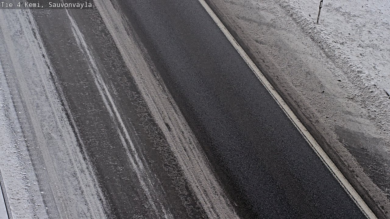 Weather Camera Image Road 4 Kemi, Sauvonväylä, Kemi, Lappi