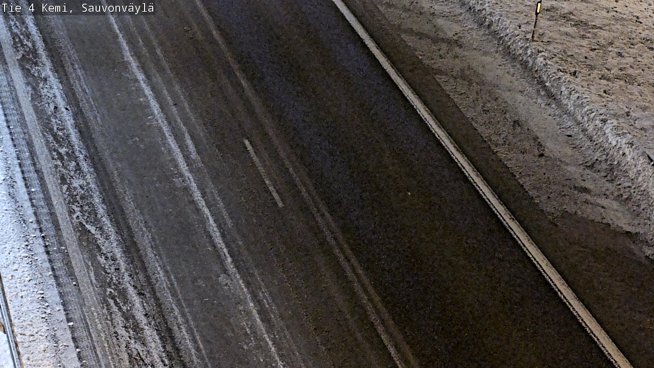 Weather Camera Image Road 4 Kemi, Sauvonväylä, Kemi, Lappi