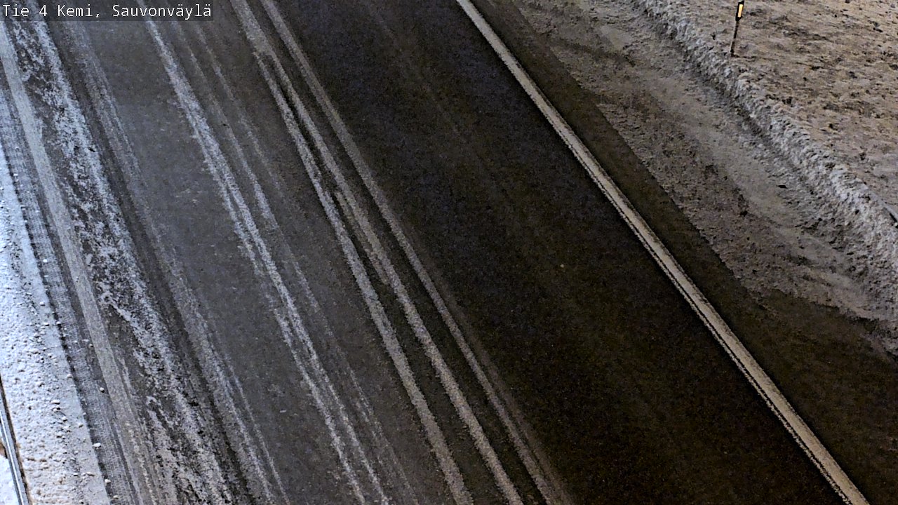 Weather Camera Image Road 4 Kemi, Sauvonväylä, Kemi, Lappi