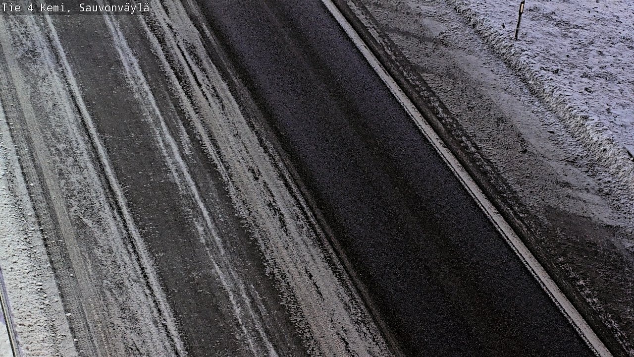 Weather Camera Image Road 4 Kemi, Sauvonväylä, Kemi, Lappi