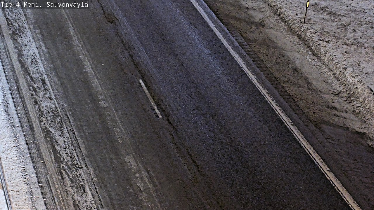 Weather Camera Image Road 4 Kemi, Sauvonväylä, Kemi, Lappi