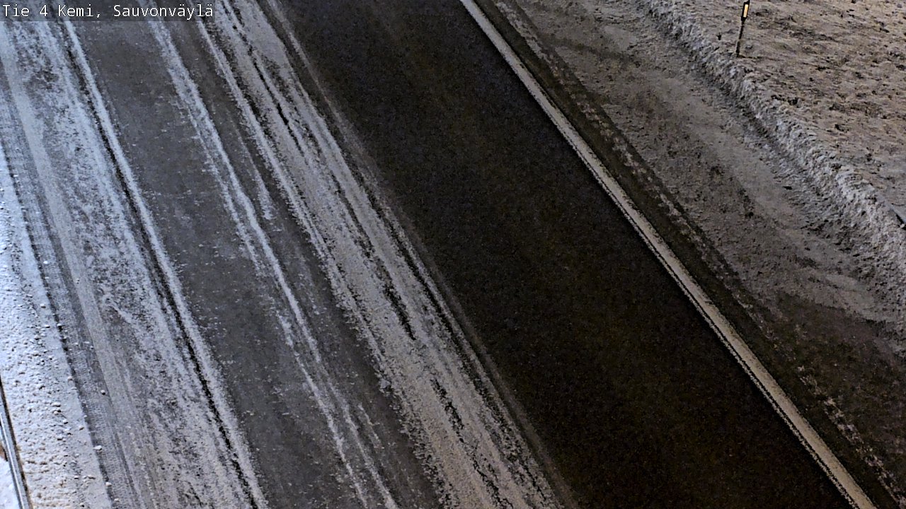 Weather Camera Image Road 4 Kemi, Sauvonväylä, Kemi, Lappi