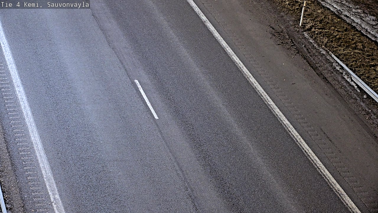 Weather Camera Image väg 4 Kemi, Sauvonväylä, Kemi, Lappi