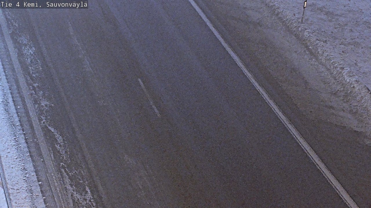 Weather Camera Image Road 4 Kemi, Sauvonväylä, Kemi, Lappi