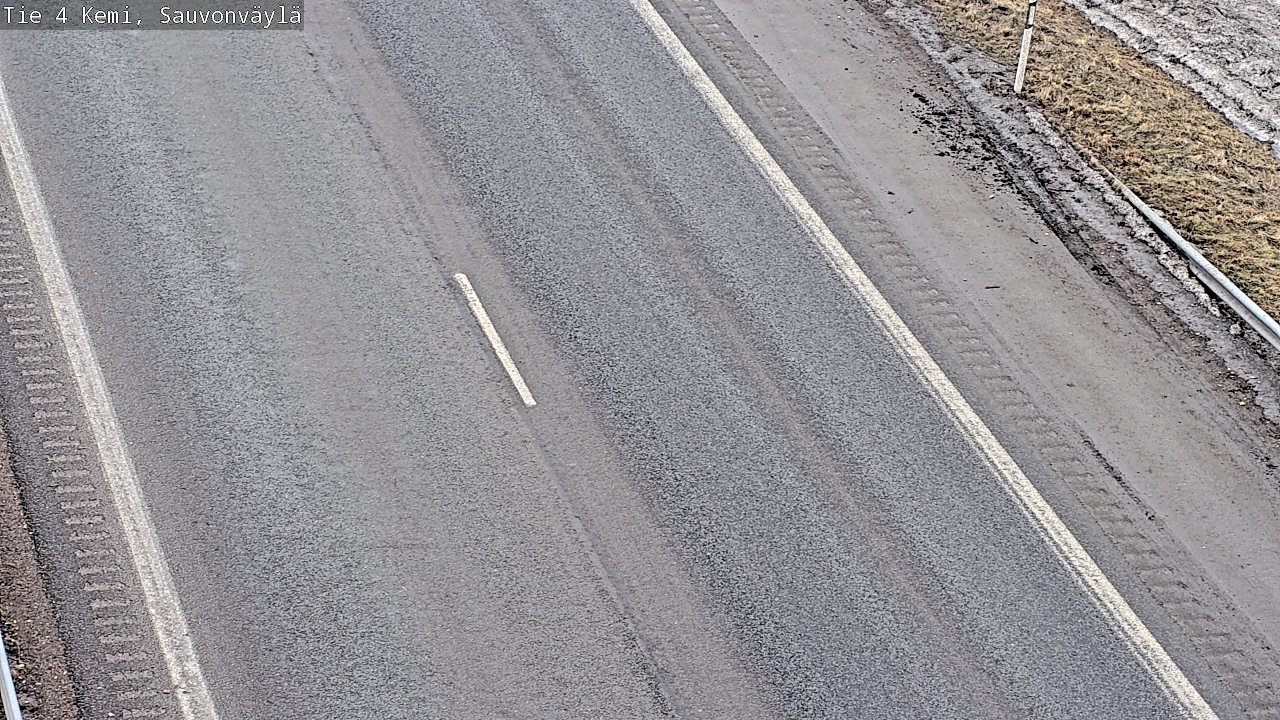 Weather Camera Image väg 4 Kemi, Sauvonväylä, Kemi, Lappi