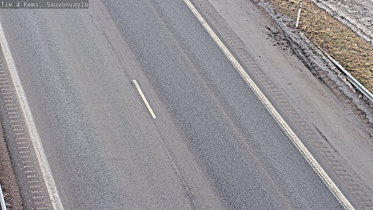Weather Camera Image väg 4 Kemi, Sauvonväylä, Kemi, Lappi