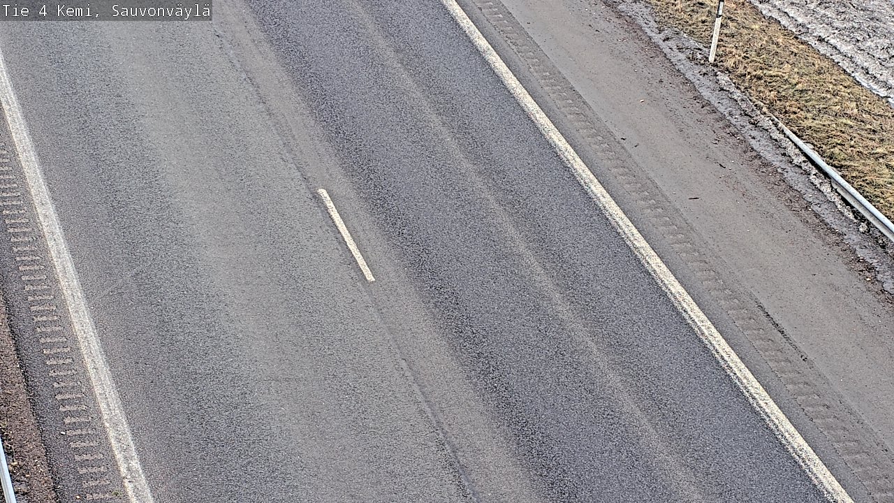 Weather Camera Image väg 4 Kemi, Sauvonväylä, Kemi, Lappi