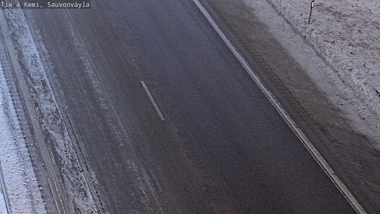 Weather Camera Image Road 4 Kemi, Sauvonväylä, Kemi, Lappi