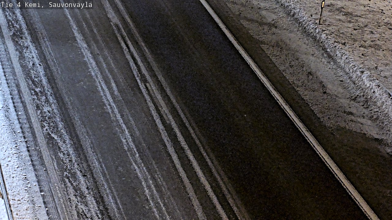 Weather Camera Image Road 4 Kemi, Sauvonväylä, Kemi, Lappi