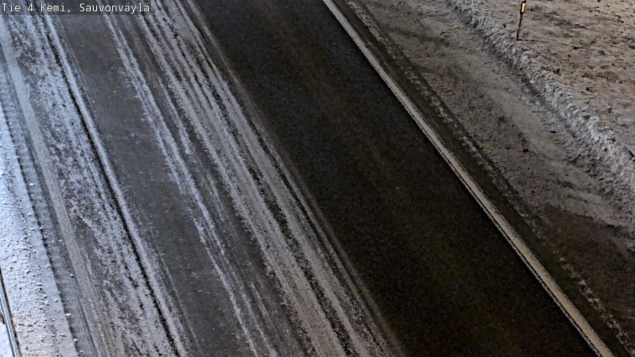 Weather Camera Image Road 4 Kemi, Sauvonväylä, Kemi, Lappi