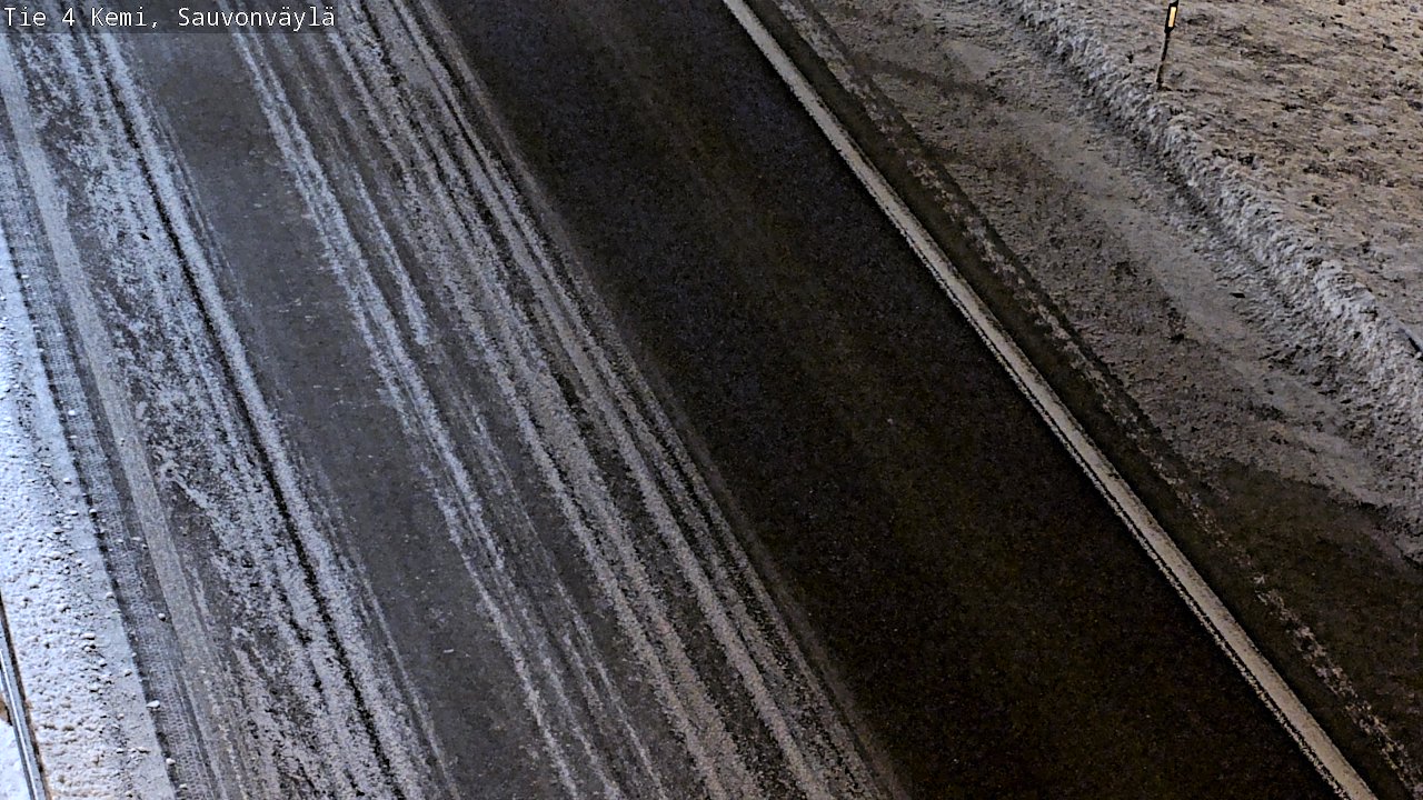 Weather Camera Image Road 4 Kemi, Sauvonväylä, Kemi, Lappi