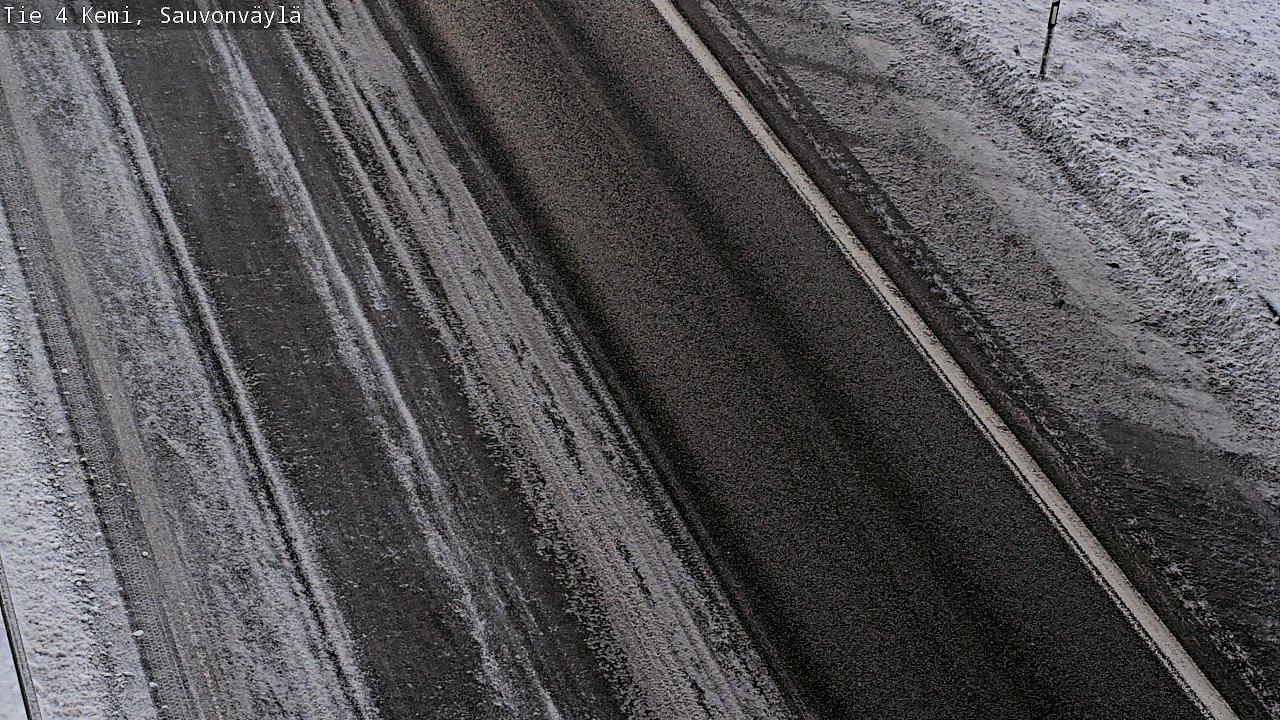 Weather Camera Image Road 4 Kemi, Sauvonväylä, Kemi, Lappi
