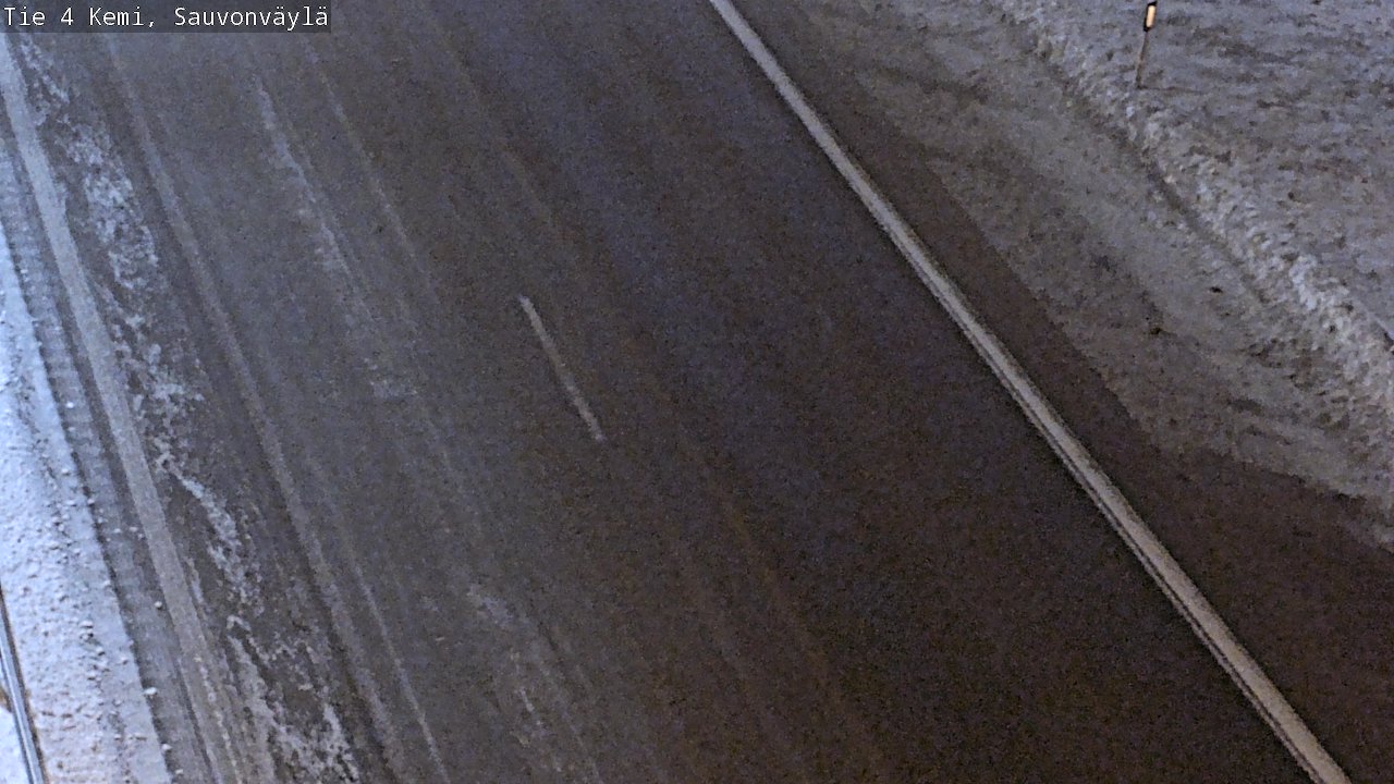 Weather Camera Image Road 4 Kemi, Sauvonväylä, Kemi, Lappi