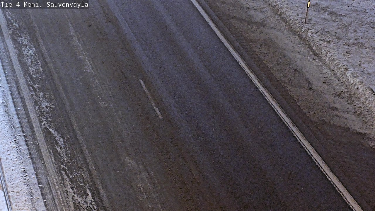 Weather Camera Image Road 4 Kemi, Sauvonväylä, Kemi, Lappi