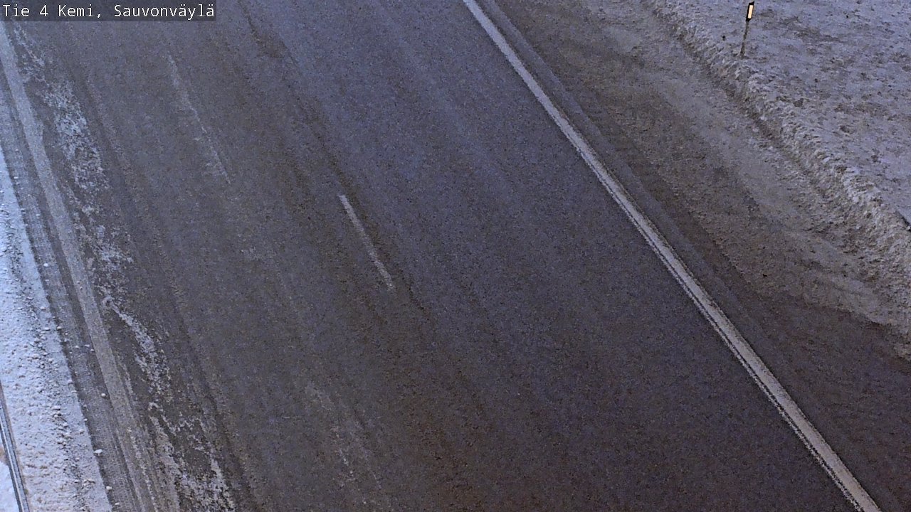 Weather Camera Image Road 4 Kemi, Sauvonväylä, Kemi, Lappi