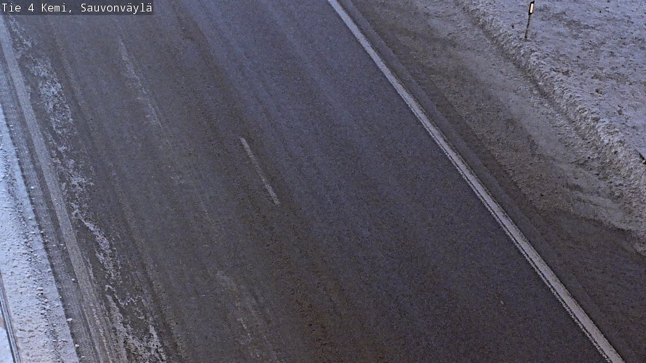 Weather Camera Image Road 4 Kemi, Sauvonväylä, Kemi, Lappi
