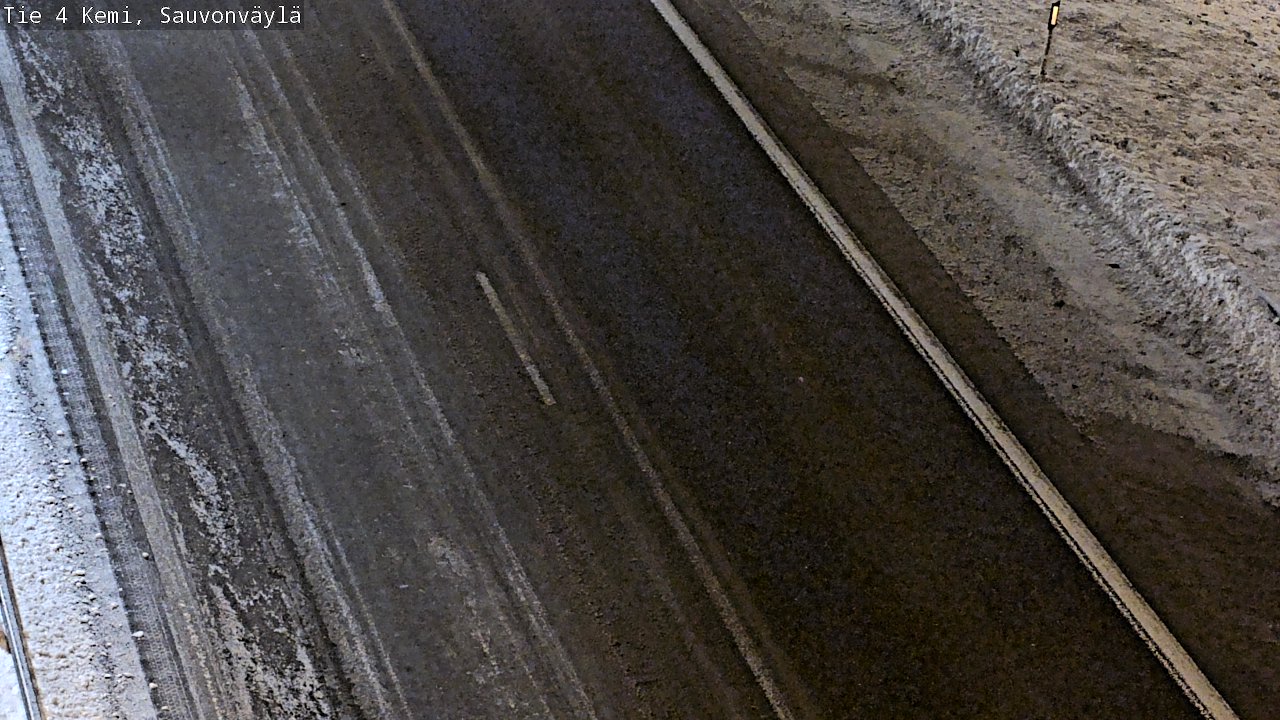 Weather Camera Image Road 4 Kemi, Sauvonväylä, Kemi, Lappi
