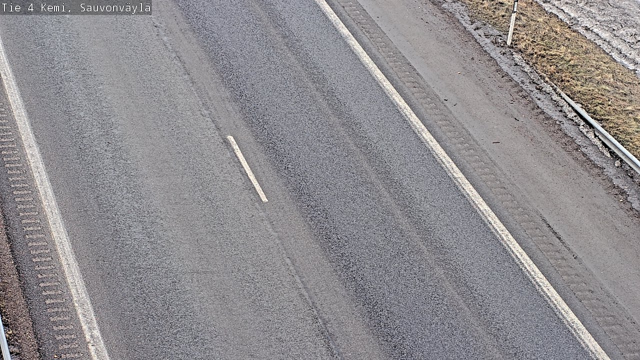 Weather Camera Image väg 4 Kemi, Sauvonväylä, Kemi, Lappi