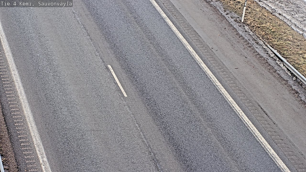 Weather Camera Image väg 4 Kemi, Sauvonväylä, Kemi, Lappi