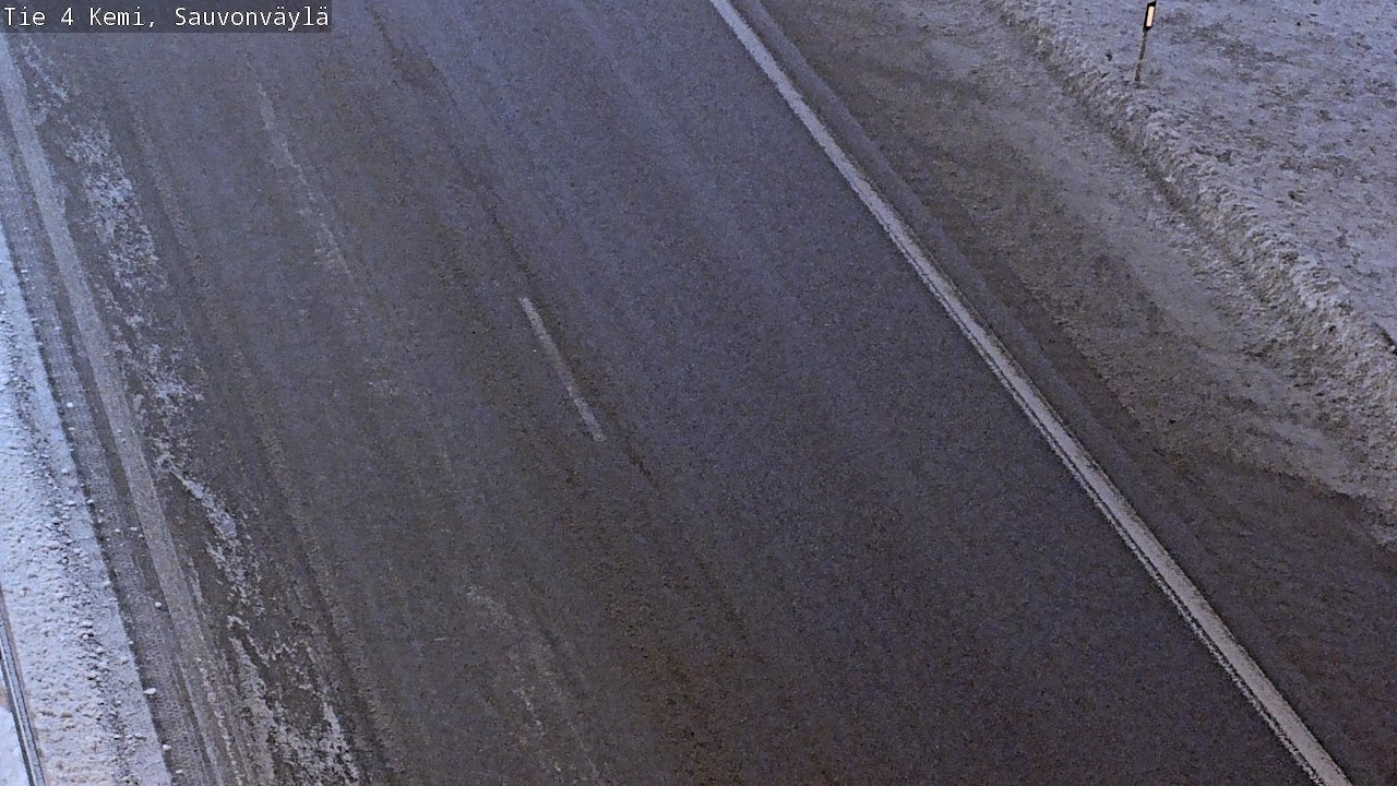 Weather Camera Image Road 4 Kemi, Sauvonväylä, Kemi, Lappi