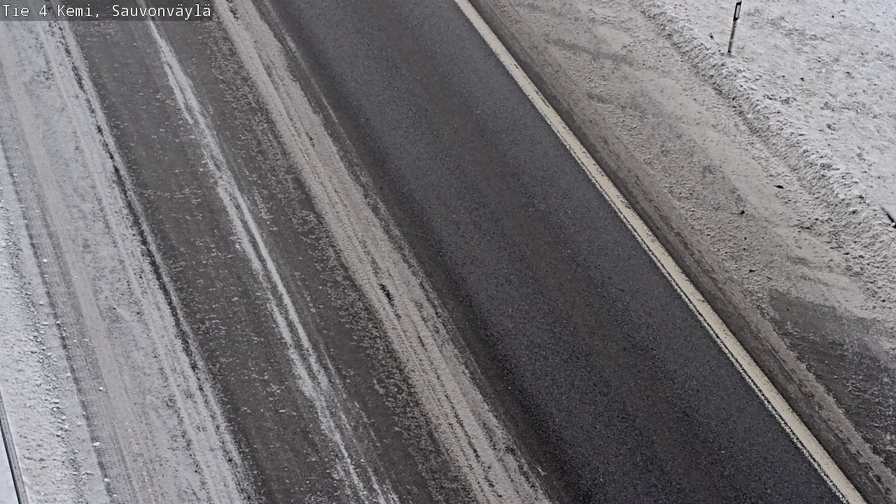 Weather Camera Image Road 4 Kemi, Sauvonväylä, Kemi, Lappi