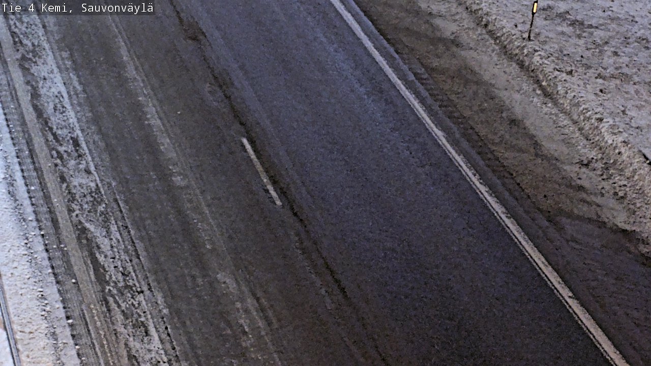 Weather Camera Image Road 4 Kemi, Sauvonväylä, Kemi, Lappi