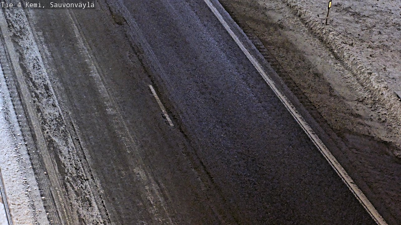 Weather Camera Image Road 4 Kemi, Sauvonväylä, Kemi, Lappi
