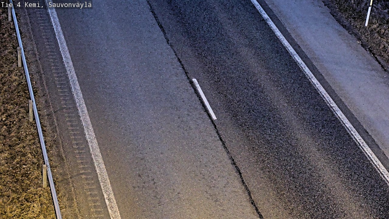 Weather Camera Image Road 4 Kemi, Sauvonväylä, Kemi, Lappi