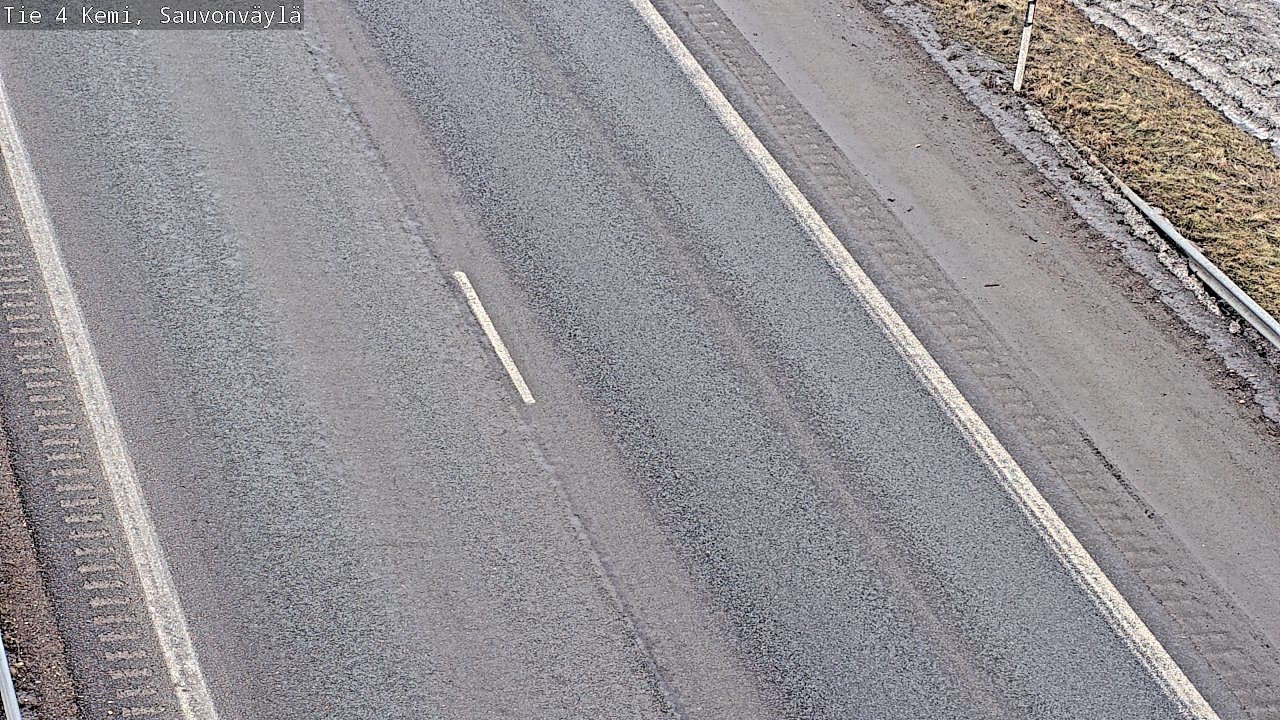 Weather Camera Image väg 4 Kemi, Sauvonväylä, Kemi, Lappi