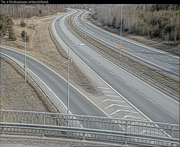 Weather Camera Image Väg 4 Kemi, Ristikangas, Kemi, Lappi