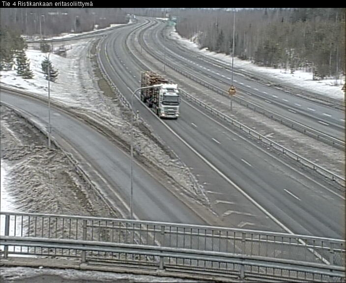 Weather Camera Image Väg 4 Kemi, Ristikangas, Kemi, Lappi