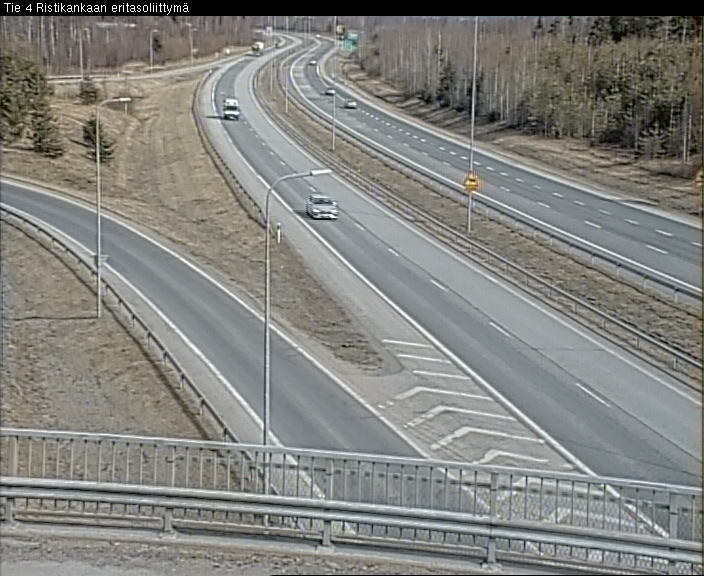 Weather Camera Image Väg 4 Kemi, Ristikangas, Kemi, Lappi