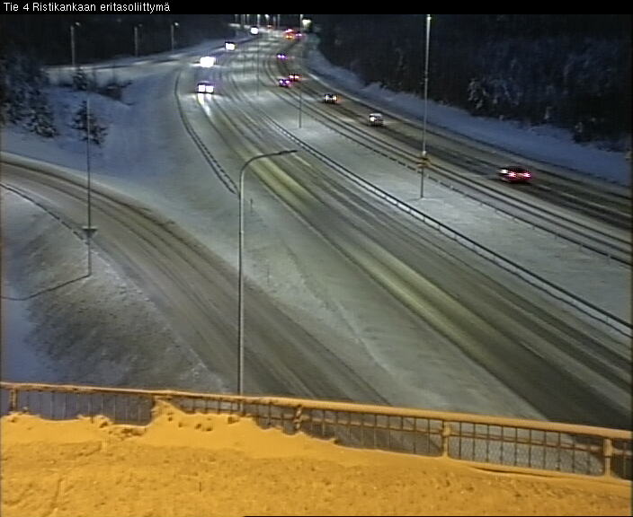 Weather Camera Image Väg 4 Kemi, Ristikangas, Kemi, Lappi