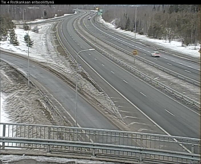 Weather Camera Image Väg 4 Kemi, Ristikangas, Kemi, Lappi