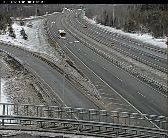 Weather Camera Image Väg 4 Kemi, Ristikangas, Kemi, Lappi