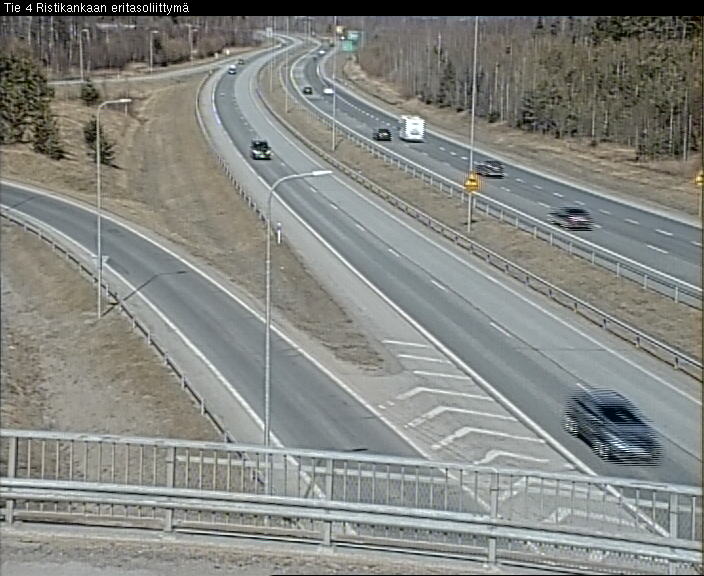 Weather Camera Image Väg 4 Kemi, Ristikangas, Kemi, Lappi