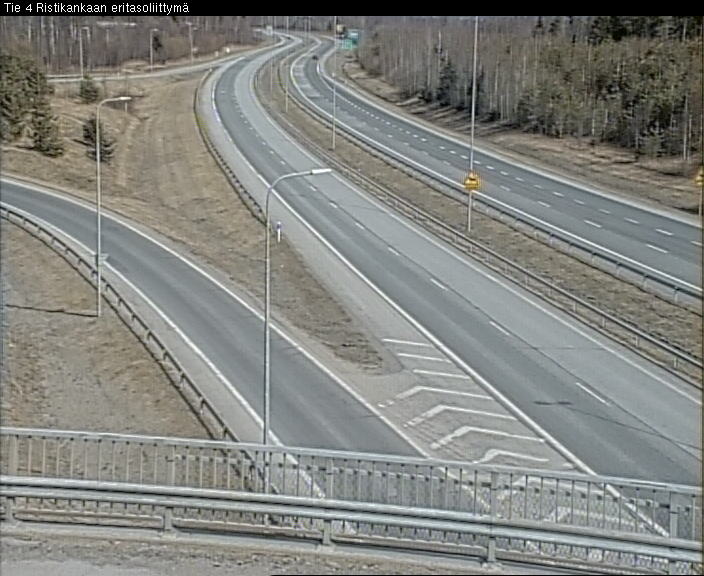 Weather Camera Image Väg 4 Kemi, Ristikangas, Kemi, Lappi
