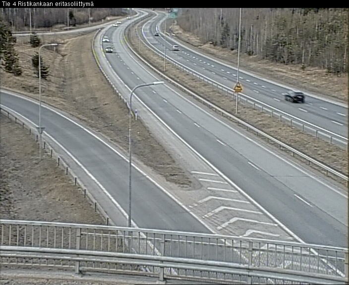Weather Camera Image Väg 4 Kemi, Ristikangas, Kemi, Lappi