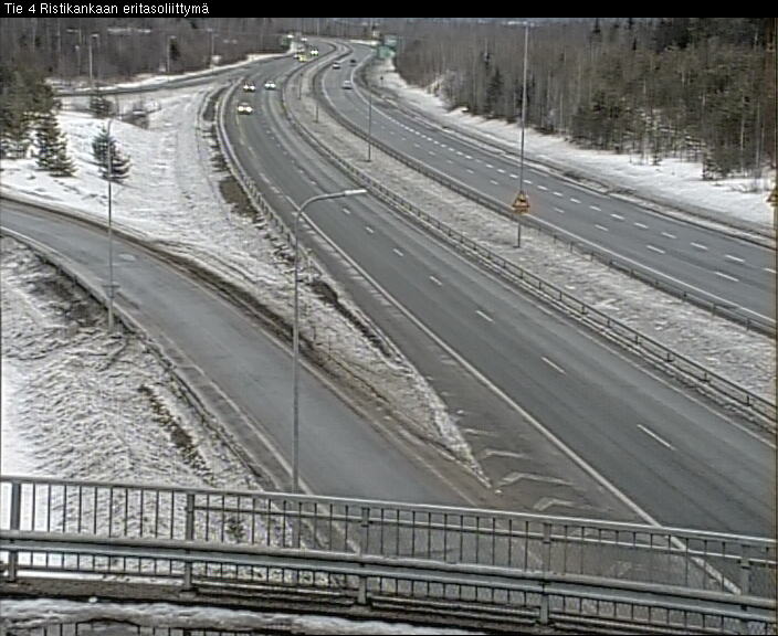 Weather Camera Image Väg 4 Kemi, Ristikangas, Kemi, Lappi