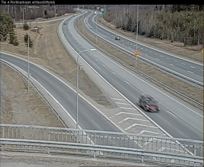 Weather Camera Image Väg 4 Kemi, Ristikangas, Kemi, Lappi