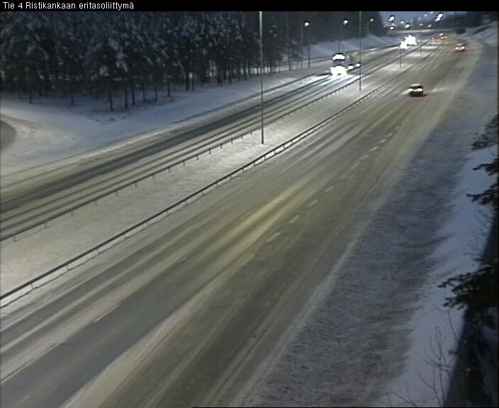 Weather Camera Image Väg 4 Kemi, Ristikangas, Kemi, Lappi