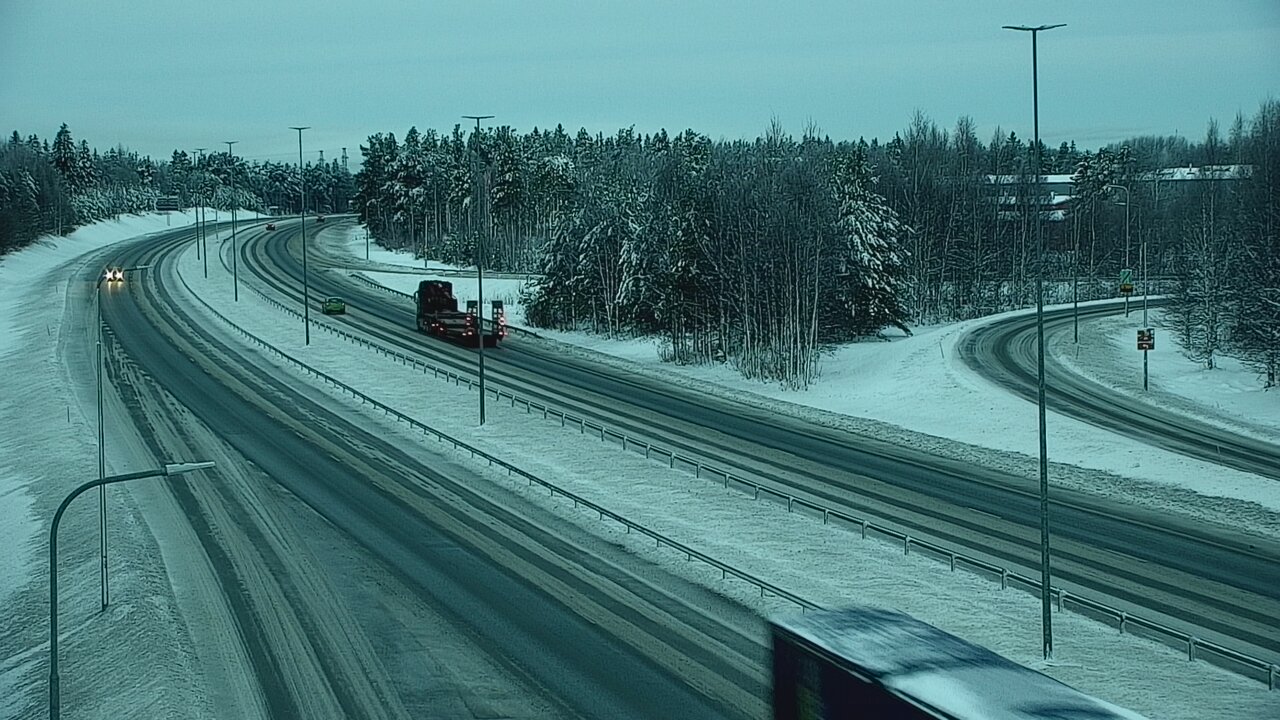Weather Camera Image Väg 4 Kemi, Paattio, Kemi, Lappi