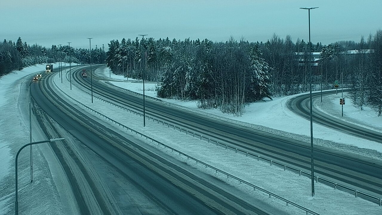 Weather Camera Image Väg 4 Kemi, Paattio, Kemi, Lappi