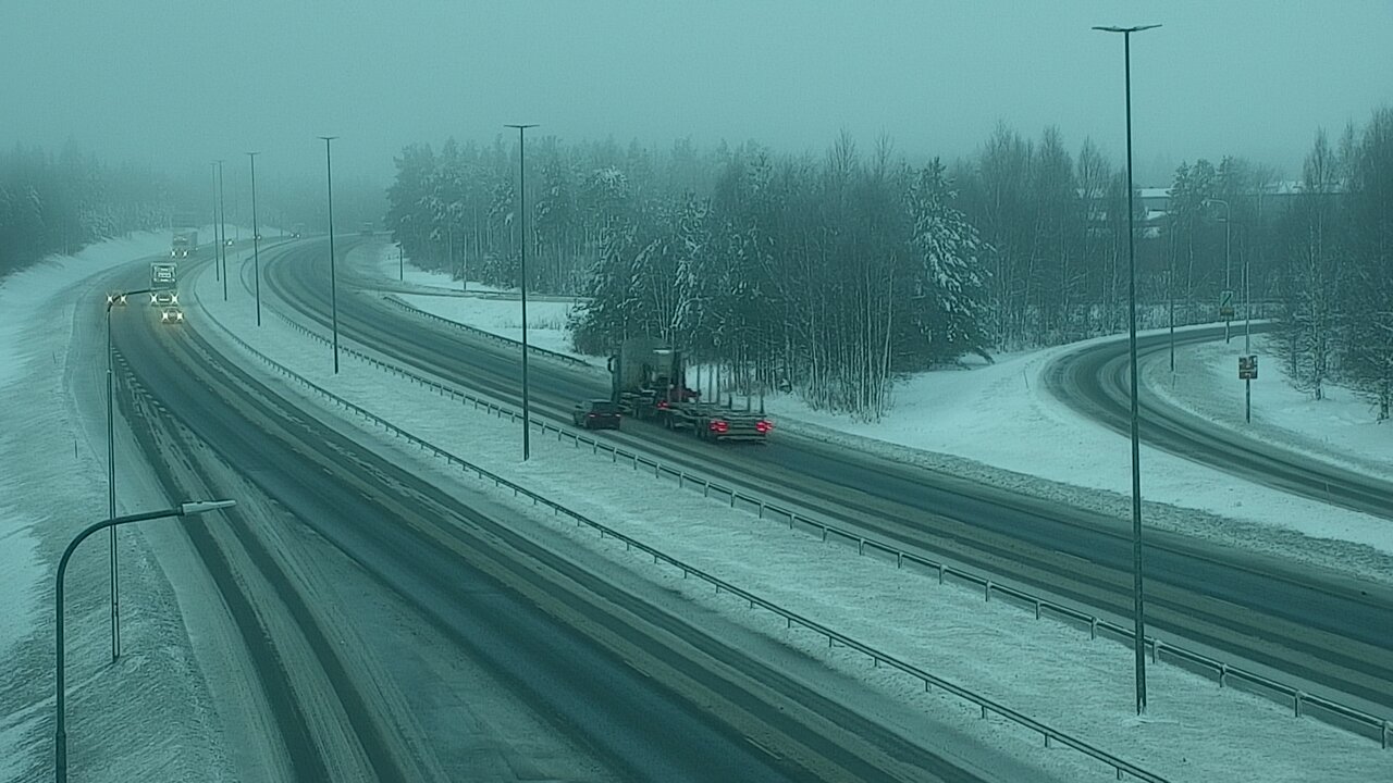 Weather Camera Image Väg 4 Kemi, Paattio, Kemi, Lappi