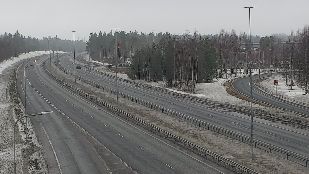 Weather Camera Image Väg 4 Kemi, Paattio, Kemi, Lappi